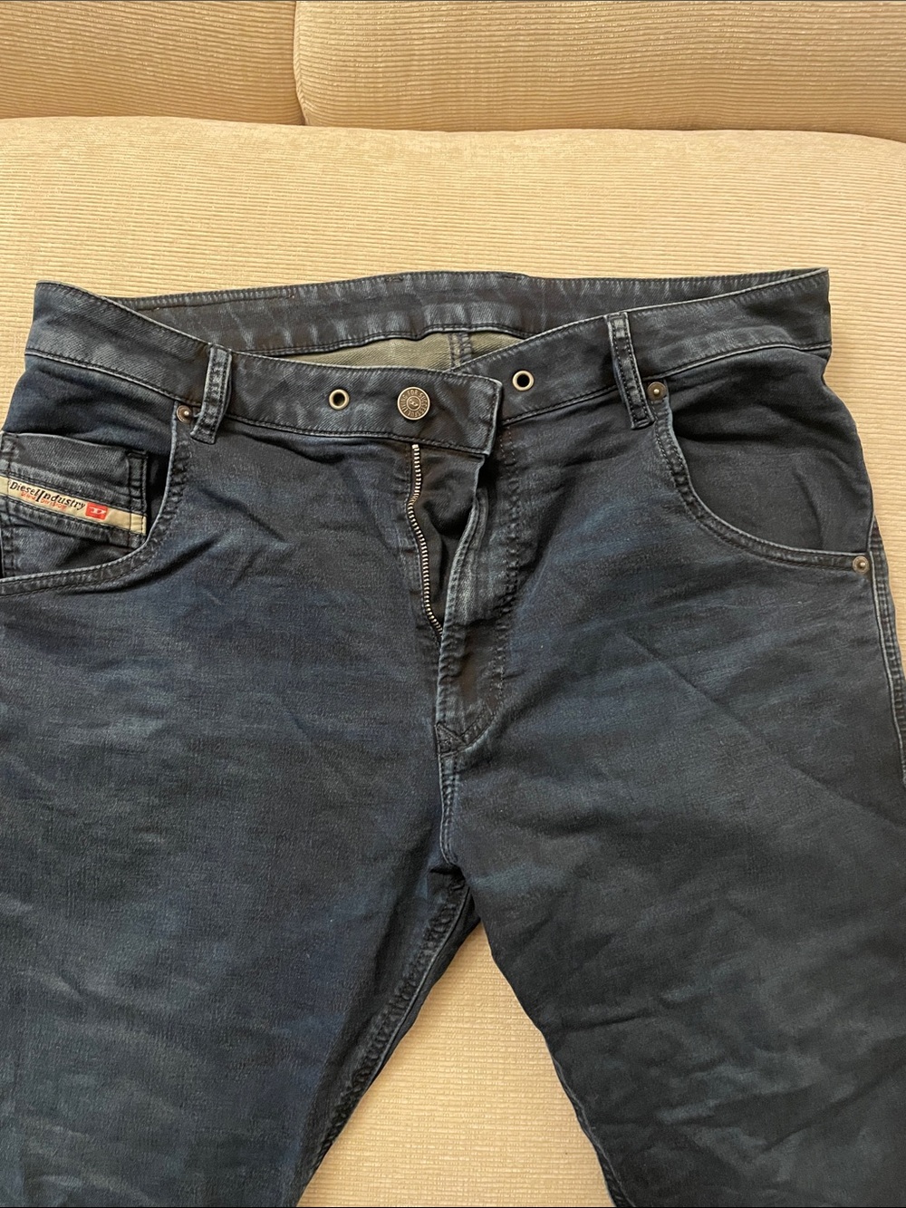Men's Size 32 Dark Blue Diesel Jeans - Diesel Denim + sweat pants collection